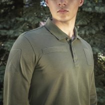 M-Tac Tactical Polo Shirt Long Sleeve 65/35 - Army Olive - S