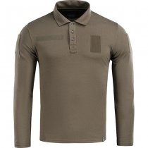 M-Tac Tactical Polo Shirt Long Sleeve 65/35 - Dark Olive - M