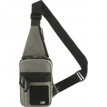 M-Tac Tactical Shoulder Bag Chest Sling Pack & Velcro - Melange Grey
