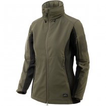 Helikon Gunfighter Women's Jacket - Taiga Green / Black A - XS