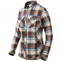 Helikon Marigold Woman's Shirt - Foggy Meadow Plaid