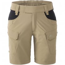 Helikon Women's OTS Outdoor Tactical Shorts 8.5 - Black - XS