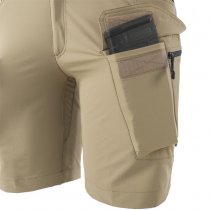 Helikon Women's OTS Outdoor Tactical Shorts 8.5 - Taiga Green / Black - XS