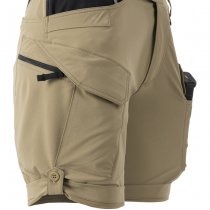 Helikon Women's OTS Outdoor Tactical Shorts 8.5 - Taiga Green / Black - 3XL