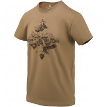 Helikon T-Shirt Mountain Stream - U.S. Brown - L