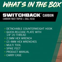 Vortex Switchback Carbon Tripod Kit