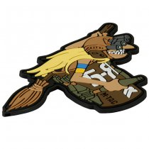 M-Tac Baba-Yaga Horizontal Rubber Patch - Colored