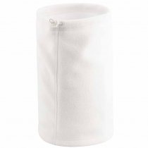 M-Tac Fleece Neck Gaiter 1/2 Adjustable - White - S/M