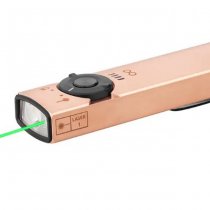 Olight Arkfeld Eternal 3 Dual Light Source EDC Flashlight & Green Laser - Copper