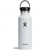 Hydro Flask Standard Mouth Insulated Water Bottle & Flex Cap 18oz - White