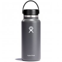 Hydro Flask Wide Mouth Insulated Water Bottle & Flex Cap 32oz - Stone